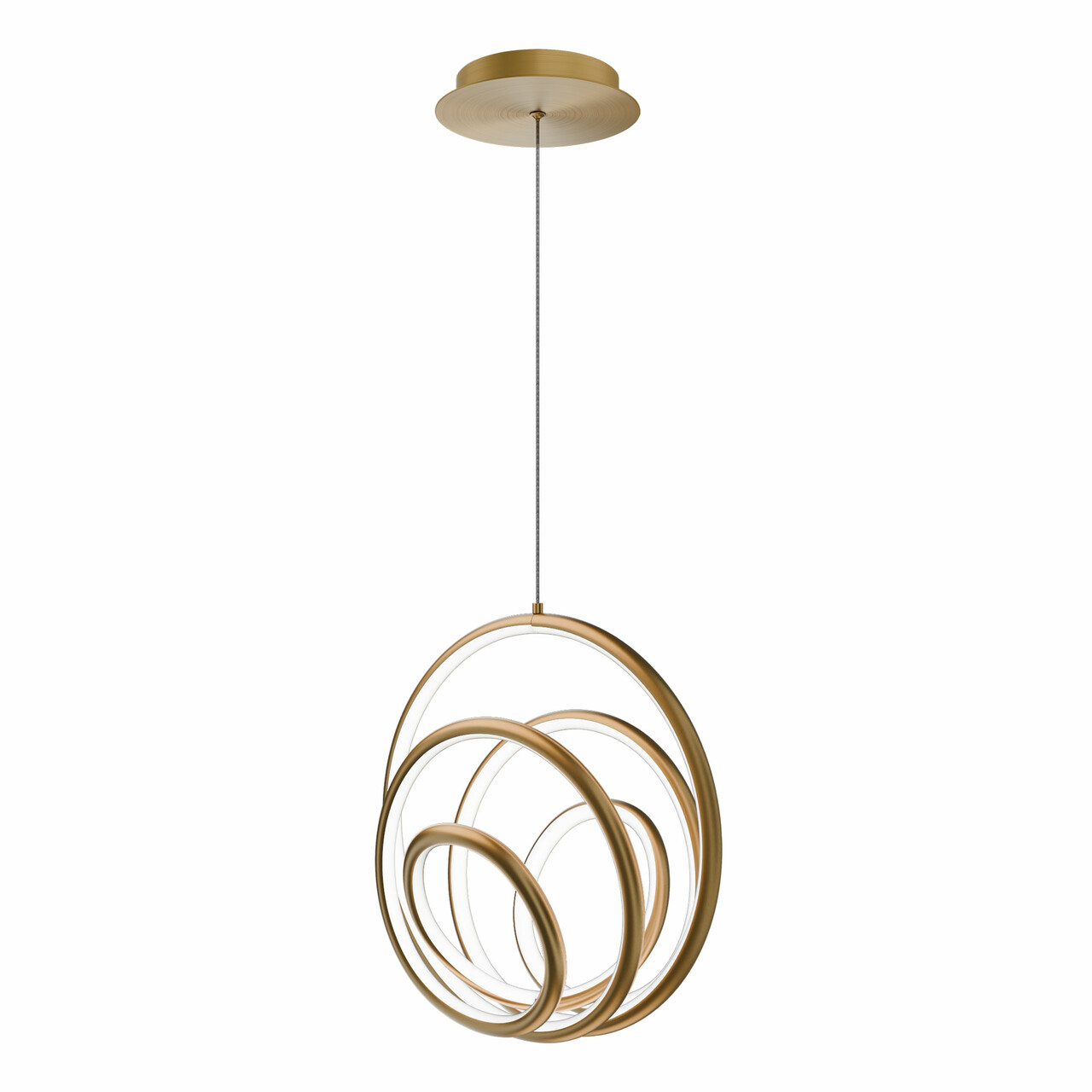 Hoopla Pendant 4CCT (PD-81513-27-AB) | WAC Lighting