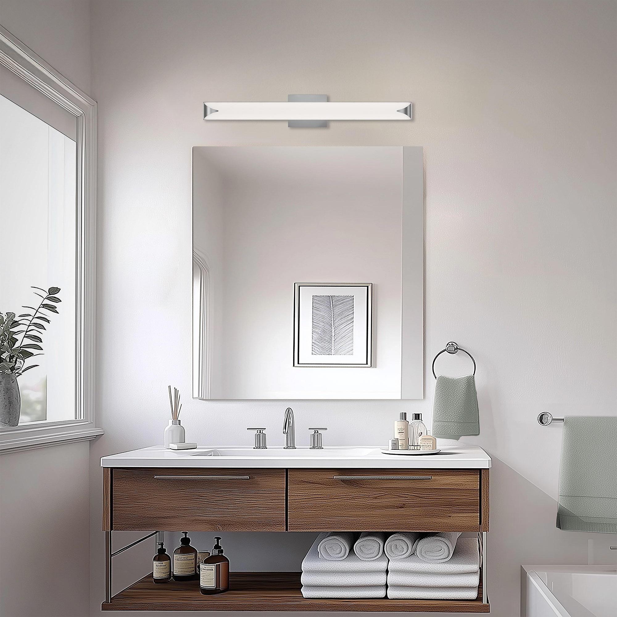 Straitaway Bath & Wall 4CCT (WS-51524-27-BK) | WAC Lighting